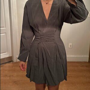 Zara olive dress